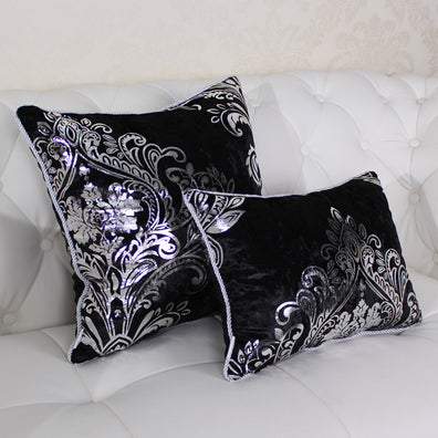 Velvet Decorative Embroidery Pillow Case
